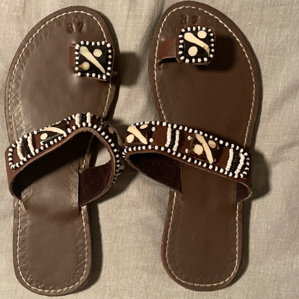 Real leather Sandles